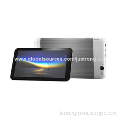3G Tablet PCs, 7" MTK6572 Dual-core Processor, Built-in Wi-Fi/GPS/BT/FM, Metal Shell, 1024x600 Pixel